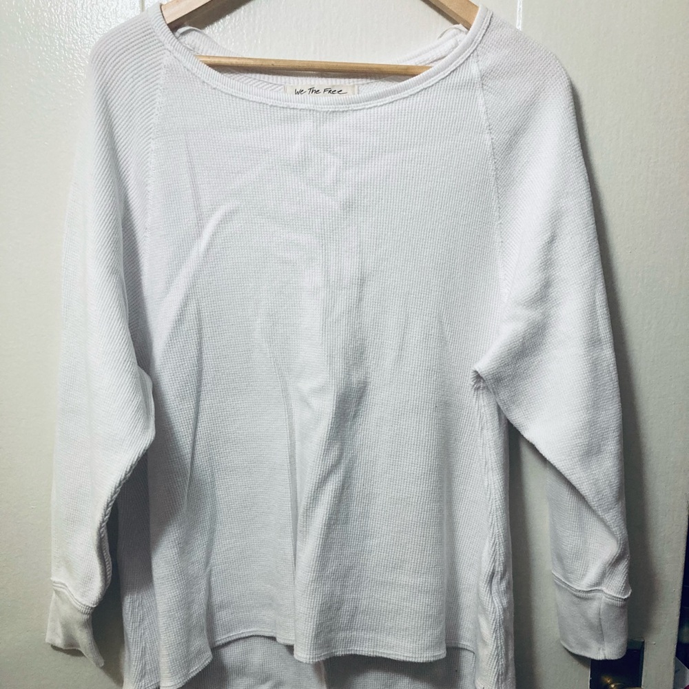 We The Free Thermal Weave Top, Oversized XS